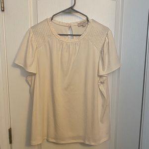 LOFT Cream blouse